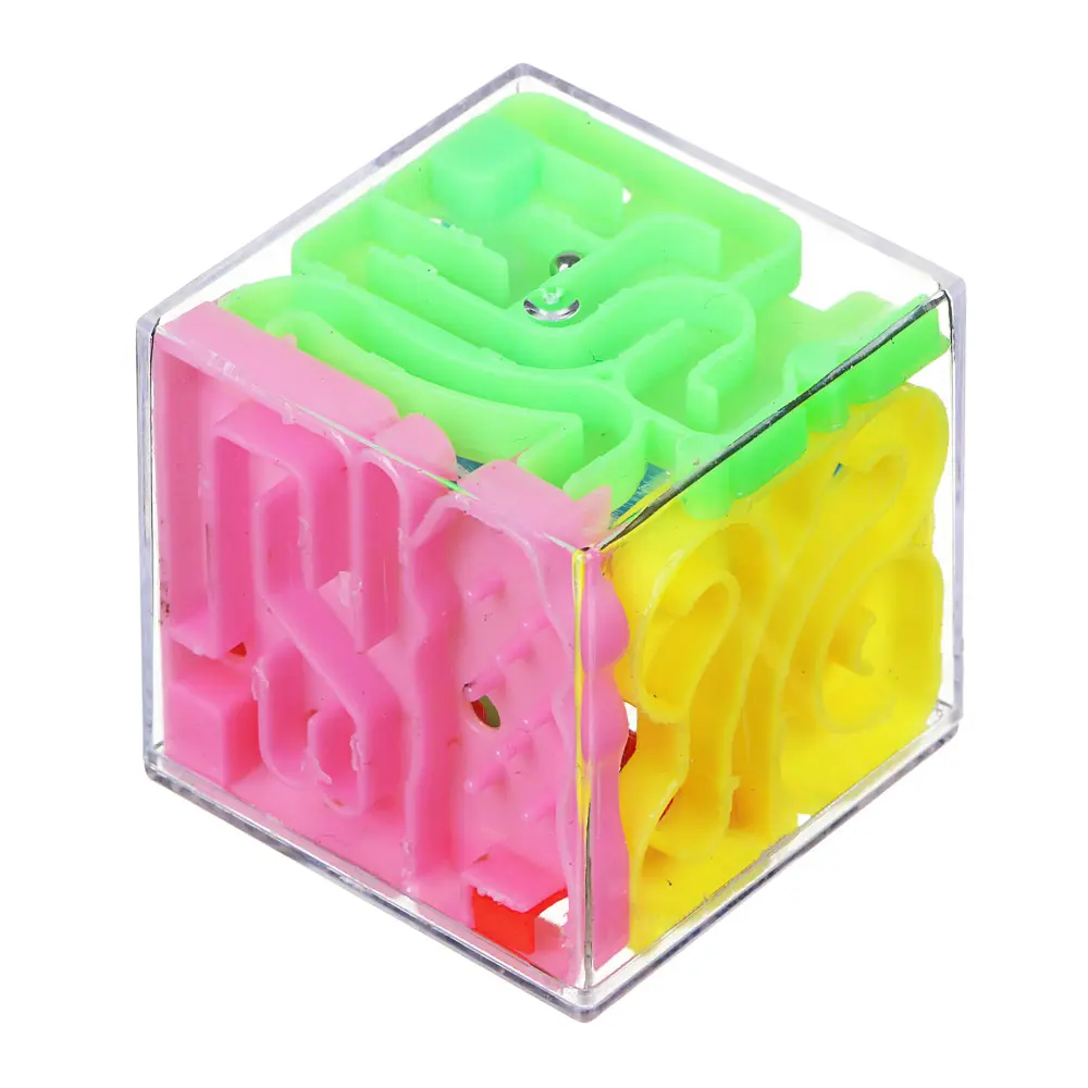 ИГРОЛЕНД Кубик головоломка лабиринт, 4,5х4,5см пластик - #2