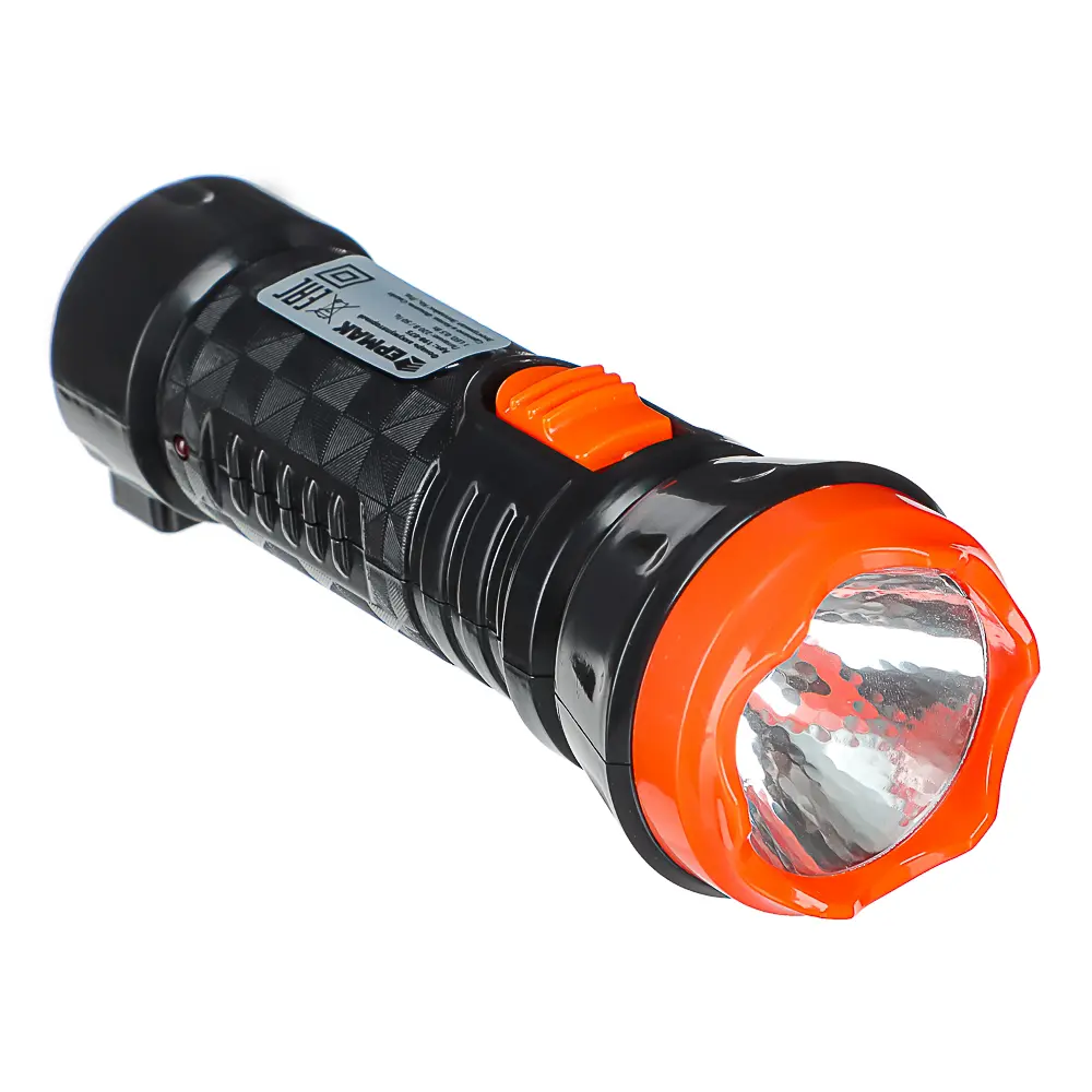 Фонарь ручной тм ЕРМАК, аккумуляторный, 1х0,5 Вт LED, вилка 220В, пластик, 12,3x4,3см - #1