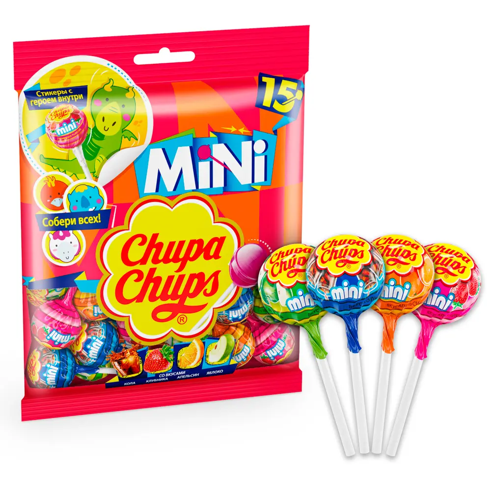Карамель Chupa Chups Мини, 90 г - #1