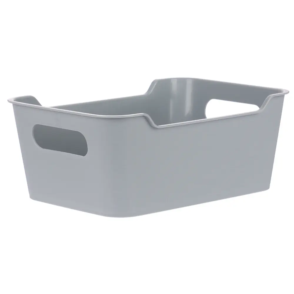 Корзинка универсальная "Mango" 2,4л. 230х160х90мм (серый) - #1