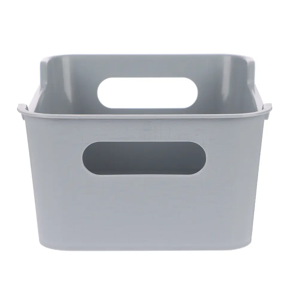 Корзинка универсальная "Mango" 2,4л. 230х160х90мм (серый) - #3