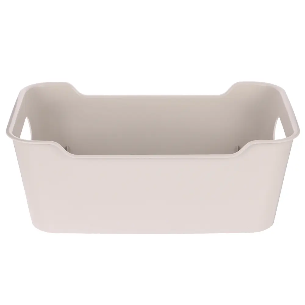 Корзинка универсальная "Mango" 4,1л. 290х180х105мм (светло-серый) - #4