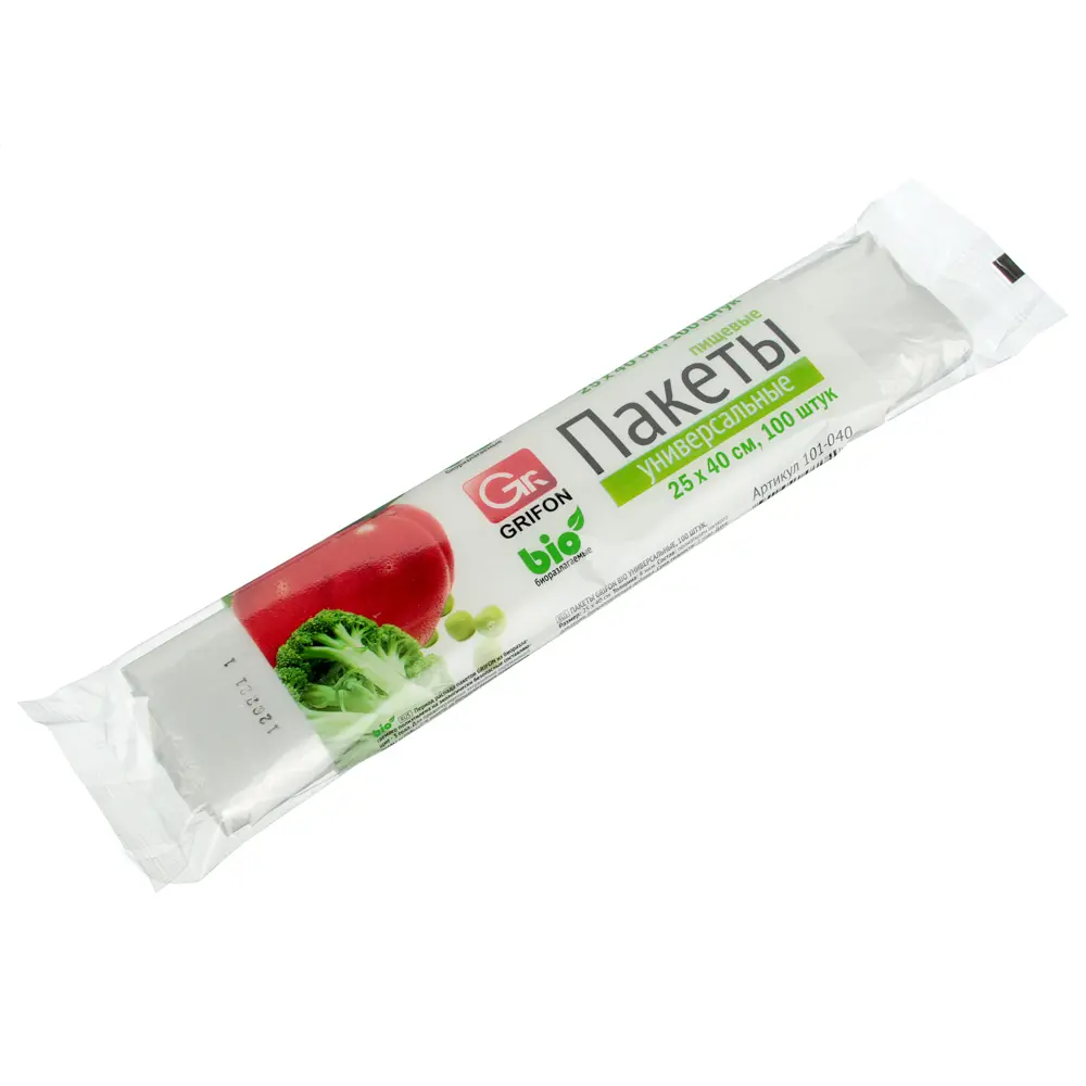 Пакеты универсальные тм GRIFON, 25х40см, 5л, 8мкм, 100шт - #1