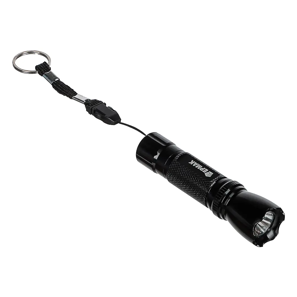 Фонарик ручной тм ЕРМАК, мини, металлический, 0,5 Вт LED, 1xAA, алюминий, 9,5х3 см - #1
