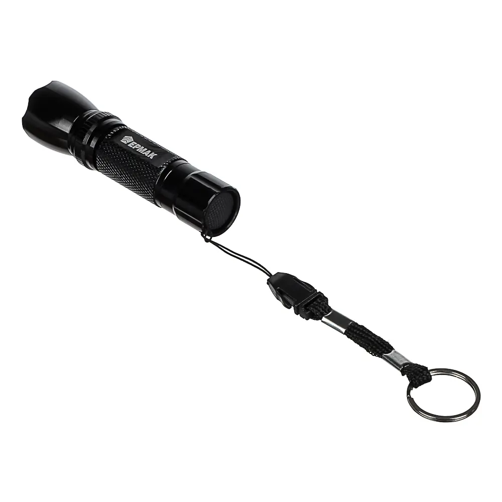 Фонарик ручной тм ЕРМАК, мини, металлический, 0,5 Вт LED, 1xAA, алюминий, 9,5х3 см - #2