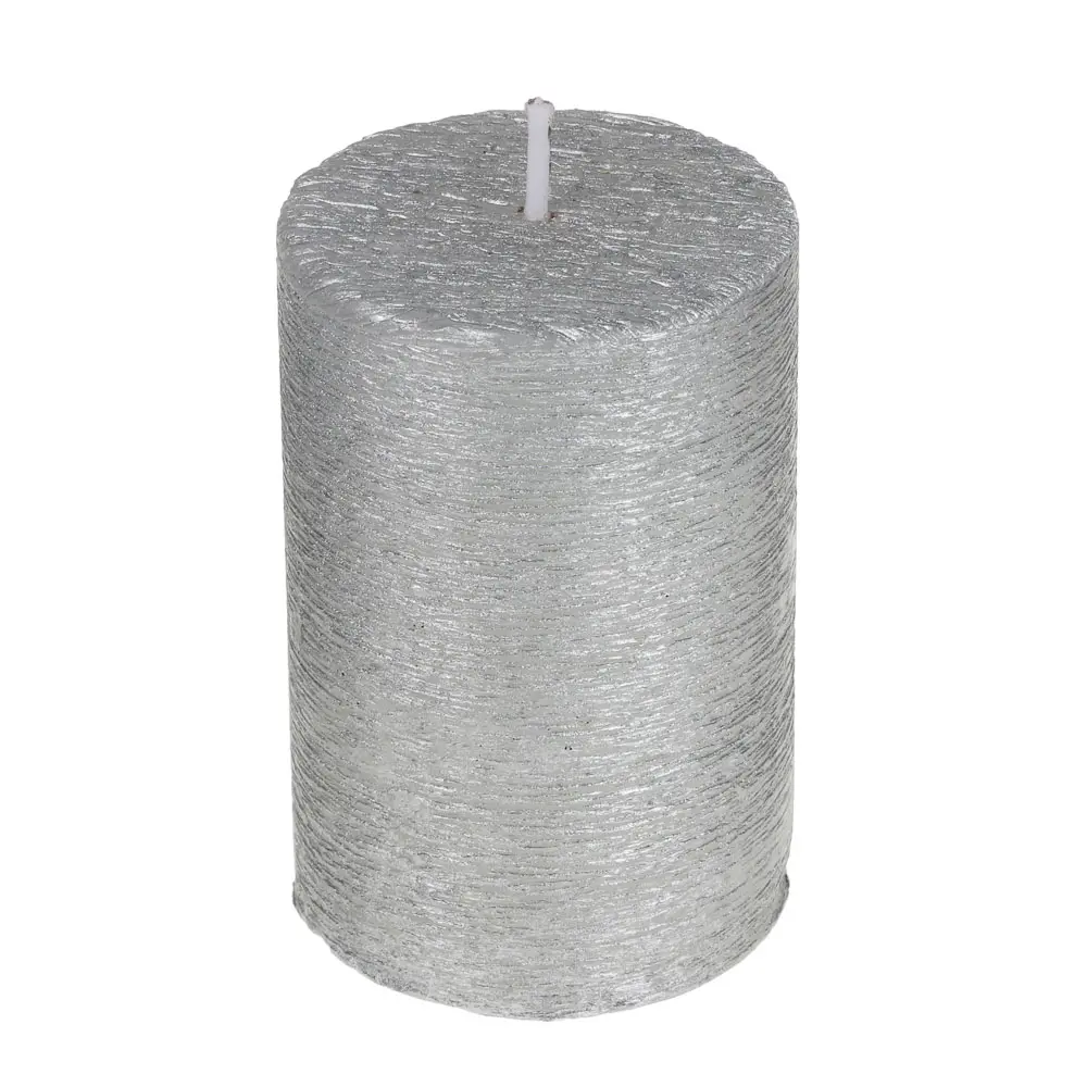 Свеча столбик тм LADECOR 5x7,5 см, с патиной, парафин, 2 цвета - #3