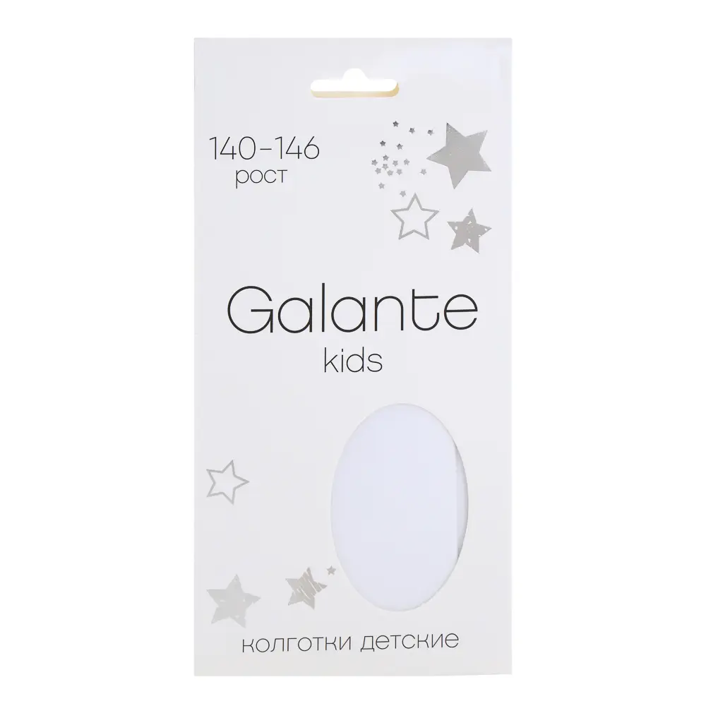 GALANTE Колготки детские, 85% полиамид, 15% эластан, 140-146, цвет белый - #3