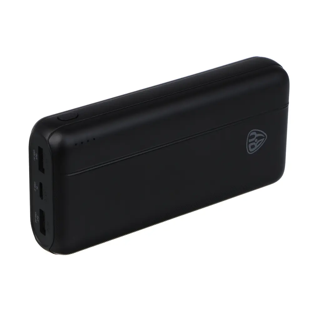 Аккумулятор мобильный BY Multivolt 20000мАч, 2xUSB-A, 1xUSB-C, 1xMicro-USB, 10W, пластик, чёрный - #8
