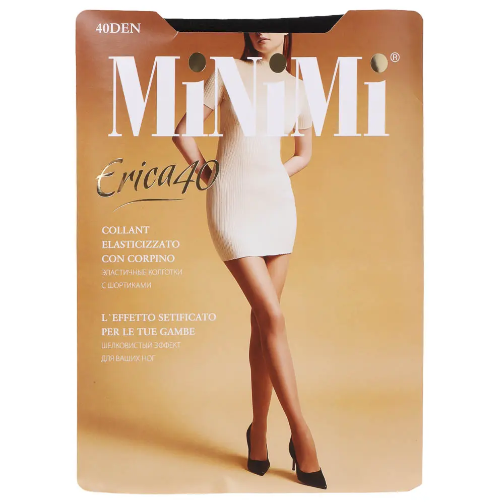 Колготки женские Minimi ERICA 40, размер 2 (S), 3 (M), 4 (L), 5 (XL), 6 (XXL), 7 (XXXL), 3 цвета - #8