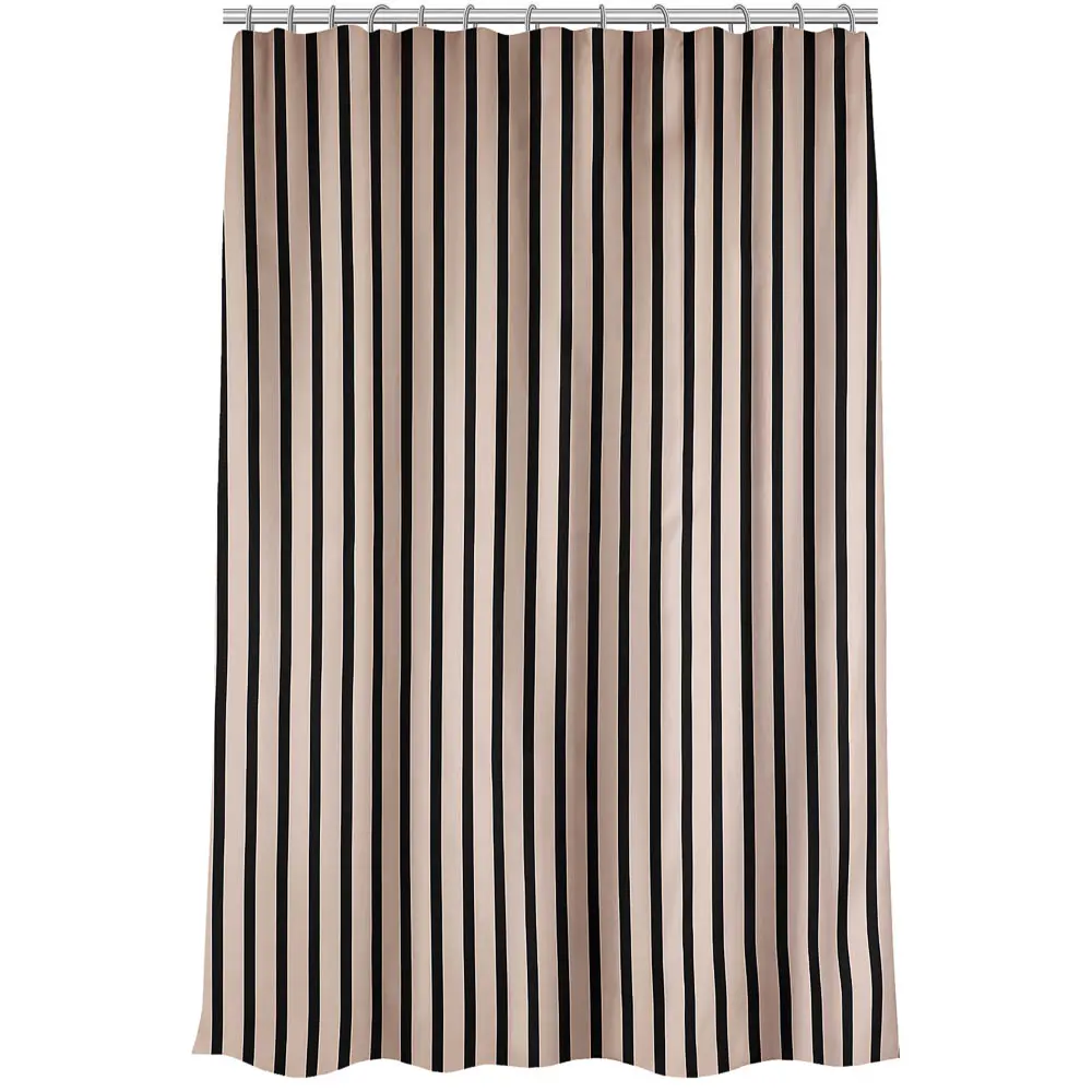 Штора для ванной тм VETTA Tessa, полиэстер 90 г/м2, 180x200см, 12 металлических колец - #1