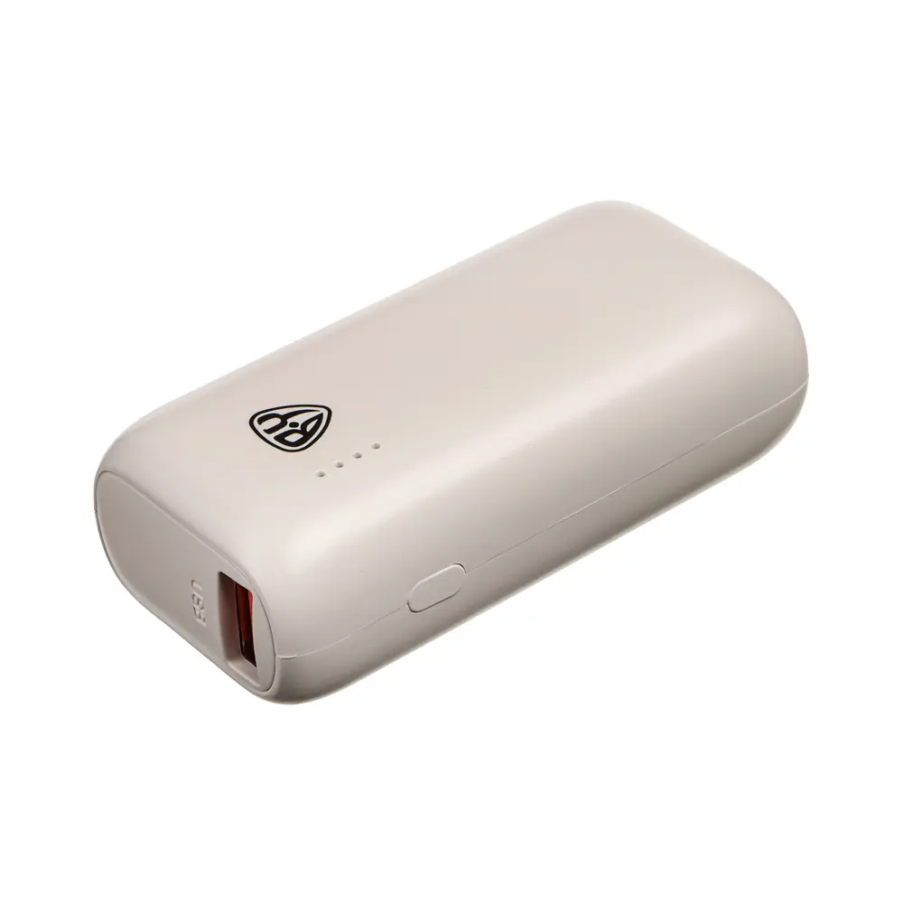 Аккумулятор мобильный BY Мини 5000мАч, USB/Type-C, Быстрая зарядка QC3.0+PD, 5A, белый - #4