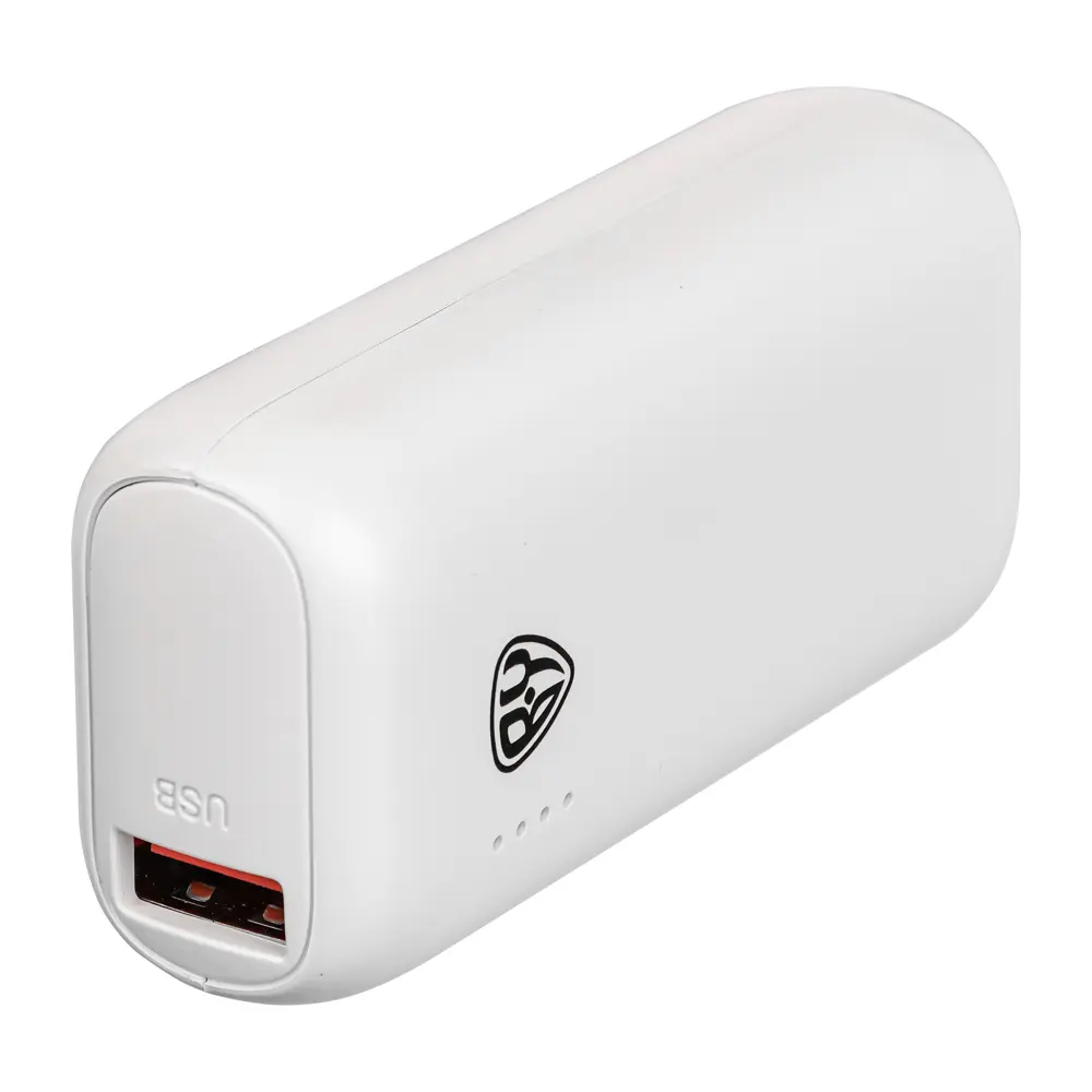 Аккумулятор мобильный BY Мини 5000мАч, USB/Type-C, Быстрая зарядка QC3.0+PD, 5A, белый - #5