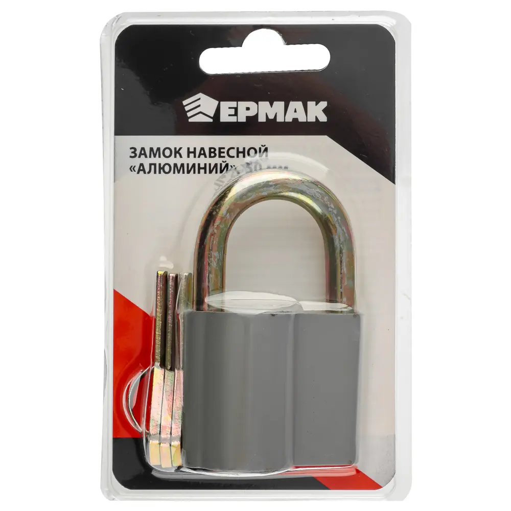 ЕРМАК Замок навесной "Алюминий" 50мм - #1