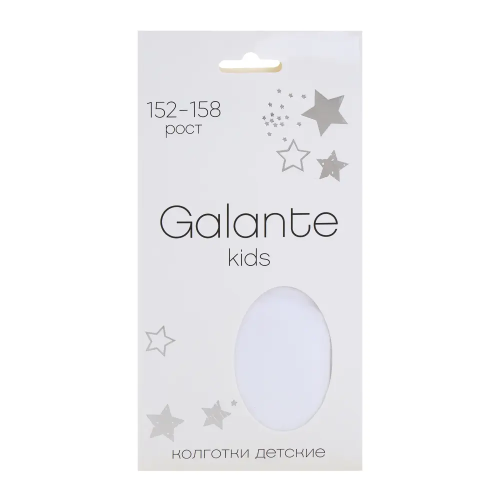 GALANTE Колготки детские, 85% полиамид, 15% эластан, 152-158, цвет белый - #3