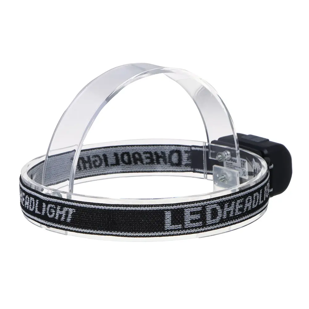 Фонарь налобный тм ЕРМАК, сенсорный, XPE LED + 3 SMD, 6 режимов, 500мАч, зарядка Type C, 57х29х38 мм - #4