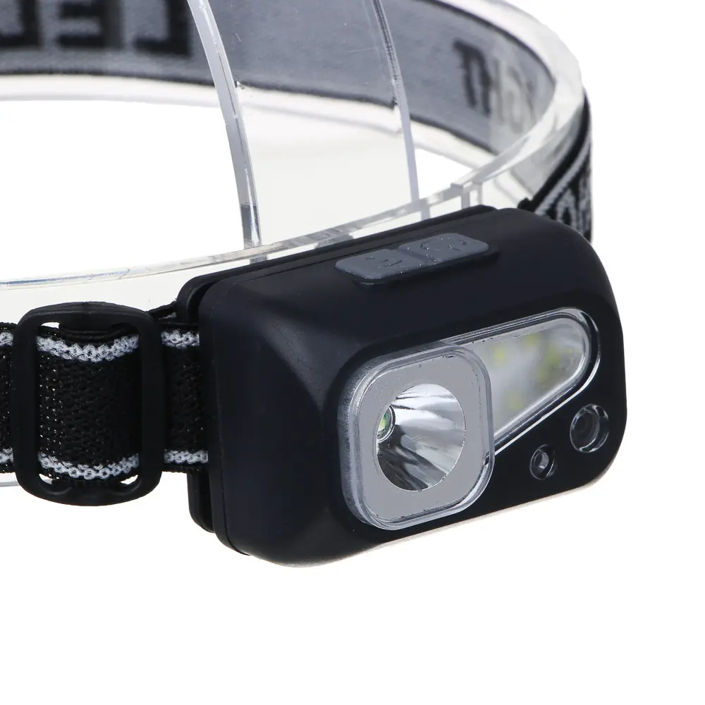 Фонарь налобный тм ЕРМАК, сенсорный, XPE LED + 3 SMD, 6 режимов, 500мАч, зарядка Type C, 57х29х38 мм - #6