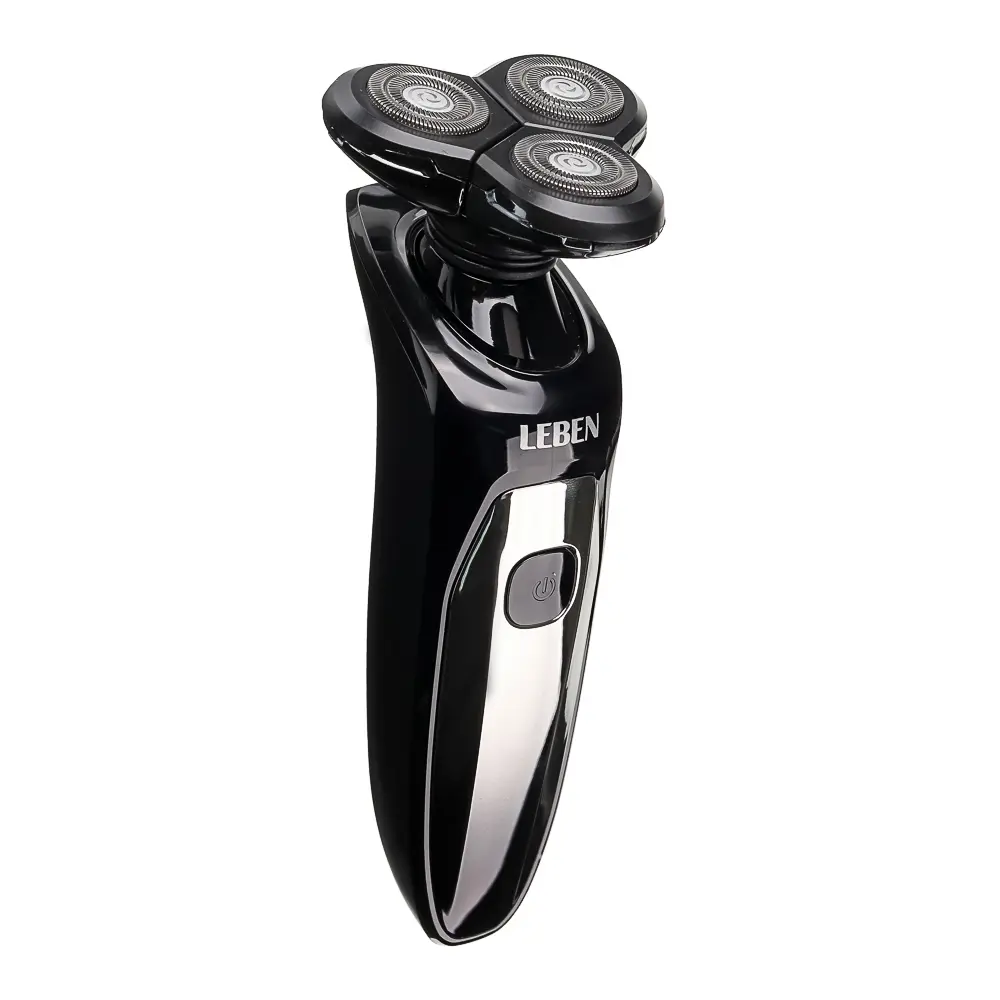 LEBEN Бритва Премиум роторная водонепроницаемая, цифровой дисплей, аккумулятор 3,7 В, USB кабель - #1