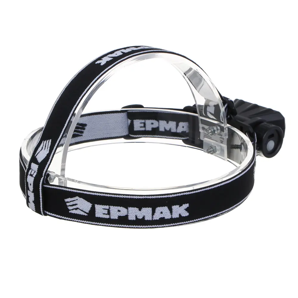 Фонарь налобный тм ЕРМАК, 3 LED, 1200мАч, 3 режима, 8,3х3,8х5,4см, USB кабель, пластик - #4