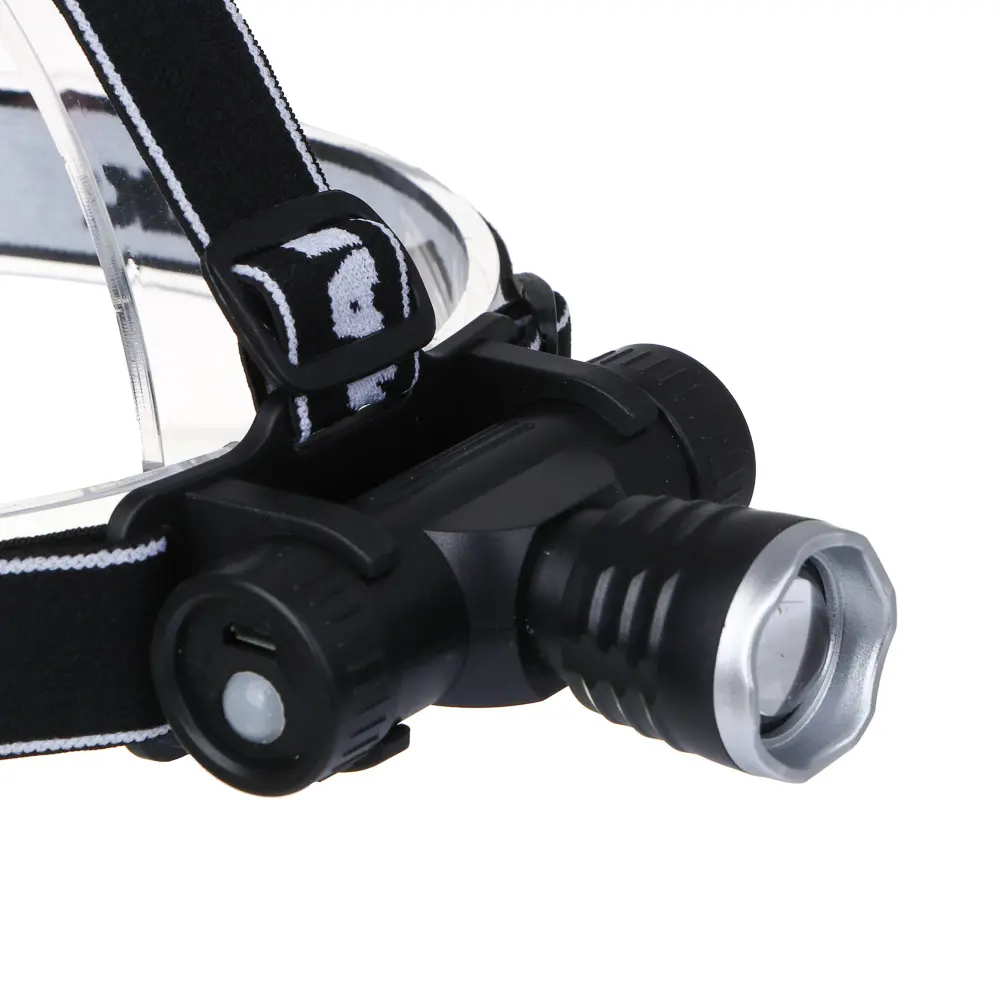 Фонарь налобный тм ЕРМАК, CREE XPE LED, 4 режима, 1200мАч, 8,3х3,8х7,3см, USB кабель, пластик - #5