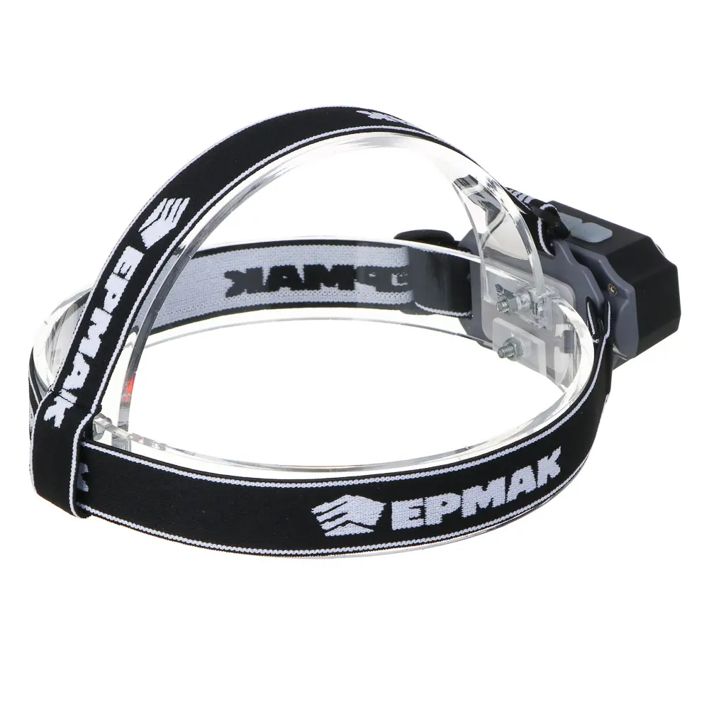 Фонарь налобный тм ЕРМАК, 2 P30 LED +3 SMD, 5 режимов, 1200мАч, 7,2х4,8х4см, USB кабель, пластик - #4