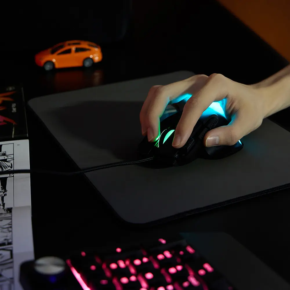 Игровая мышь проводная BY Saiga 12000dpi,9D,PMW3360,RGB,220см - #15