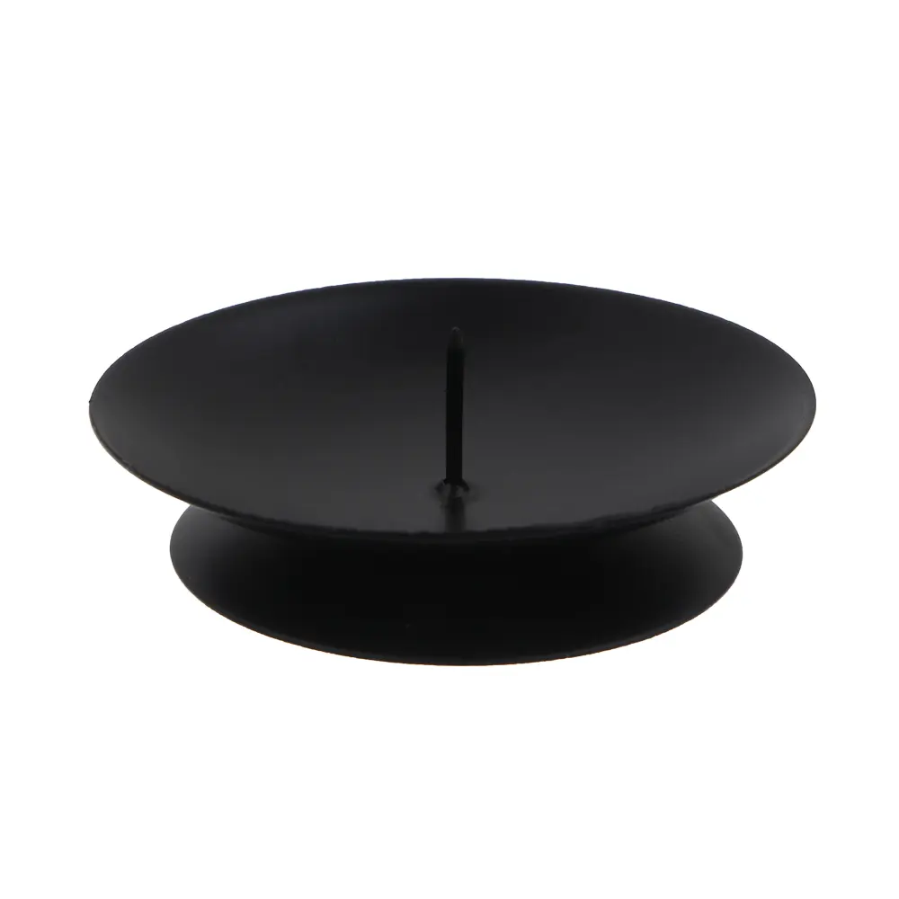 Подсвечник тм LADECOR металлический с иглой, 7,5 см, металл, 2 цвета - #2