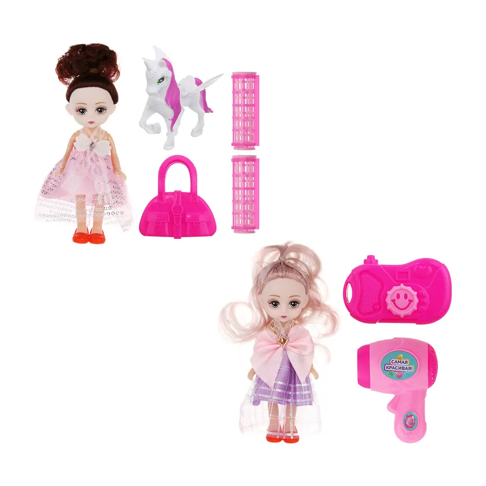 Кукла шарнирная 15 см с акс., PP, PVC, ABS, тм ИГРОЛЕНД - #2