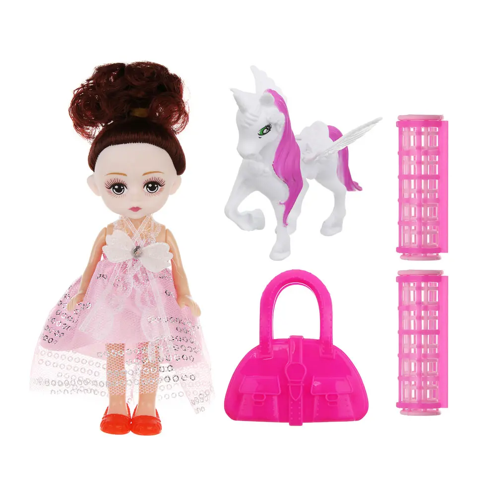 Кукла шарнирная 15 см с акс., PP, PVC, ABS, тм ИГРОЛЕНД - #4