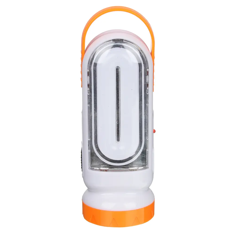 Фонарь 2-в-1 тм ЕРМАК, аккумуляторный, 17+0,5Вт LED, шнур 220В, солнечн.батарея, пластик, 14,5x5,5см - #2