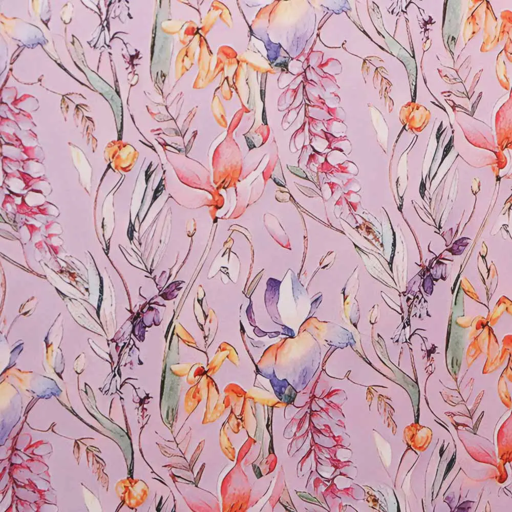Пакет подарочный бумажный тм LADECOR, L 26x32x10 см, "Цветы" арт 2, 4 дизайна - #4