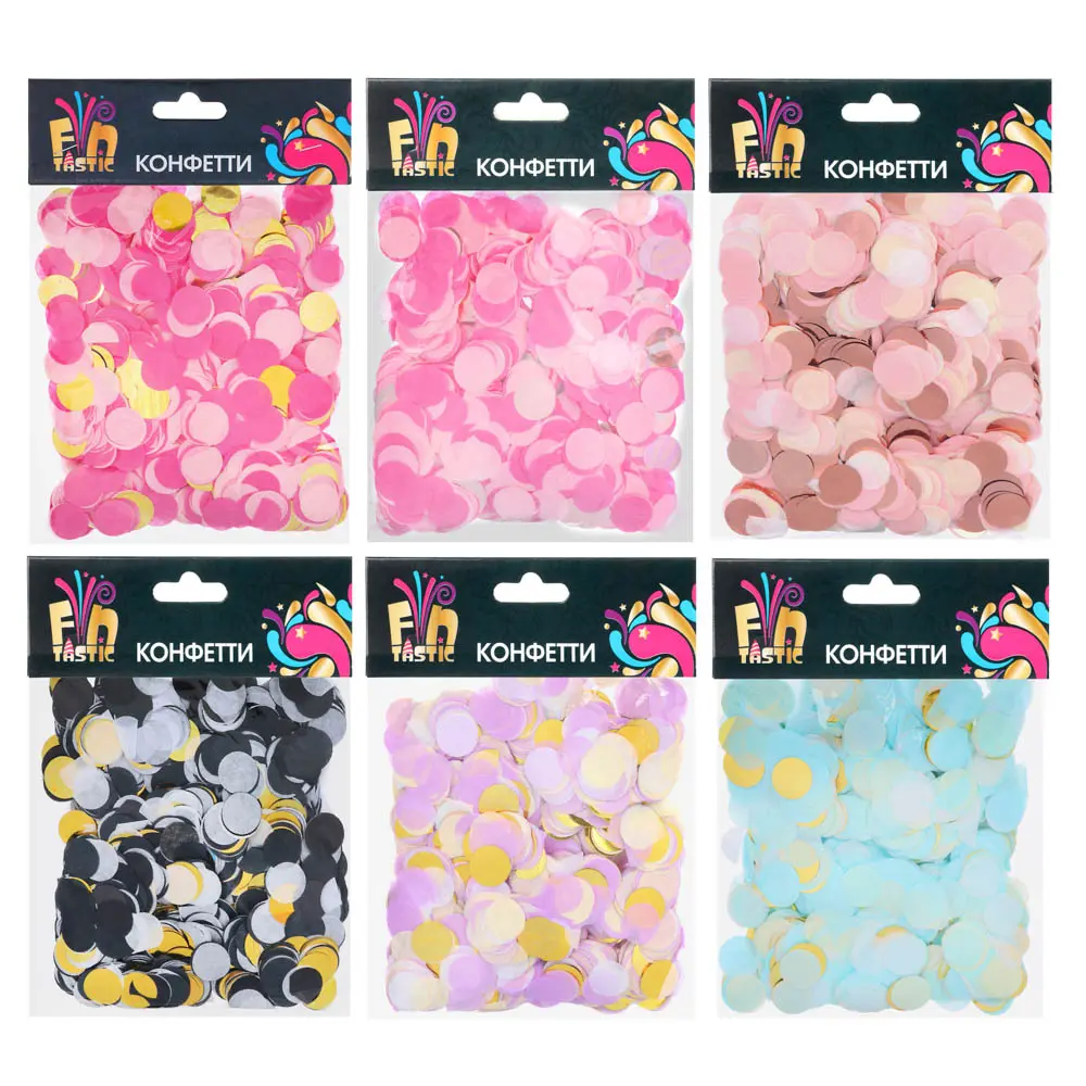 Конфетти тм Fntastic, 30 г, фольга, 6 видов - #1