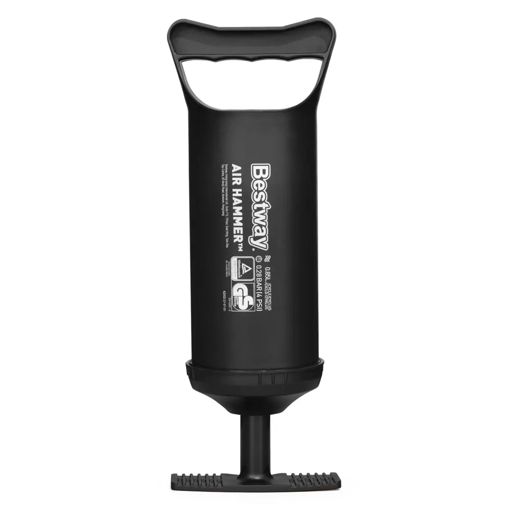 BESTWAY Ручной воздушный насос AIR HAMMER объемом 850мл, 30см, 3 насадки в комплекте, 62002 - #3