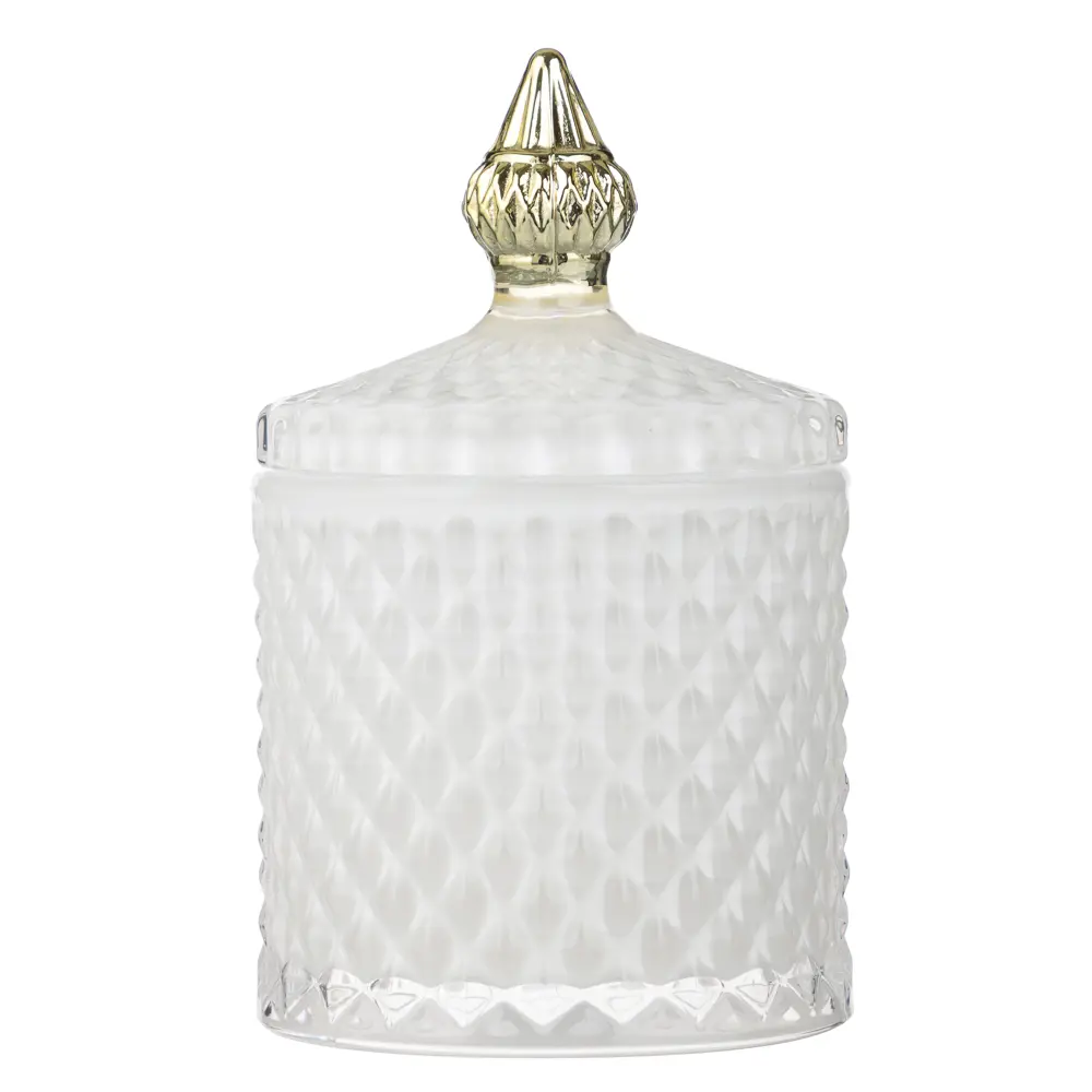 NEW GALAXY Свеча ароматизированная Blaсk&White 160гр. wood sage, white flower, bluebell, pear - #4