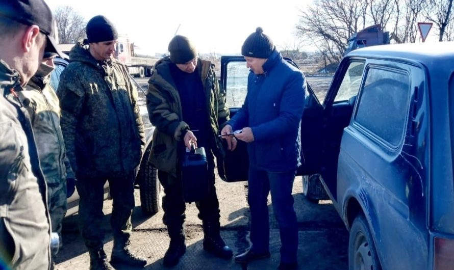 Глава Бугурусланского района провел День защитника Отечества в зоне СВО