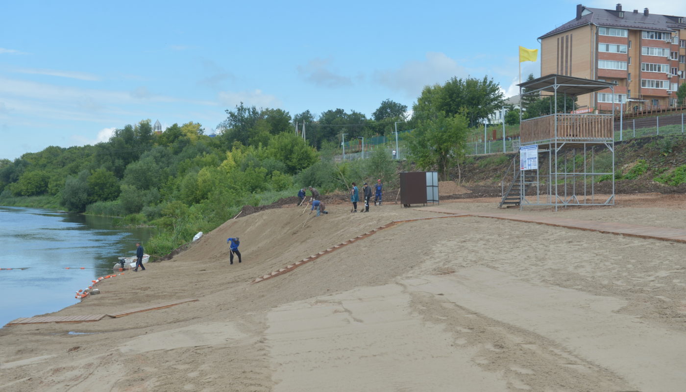 На пляже в Бугуруслане будет золотистый волжский песок | 15.07.2023 |  Новости Бугуруслана - БезФормата