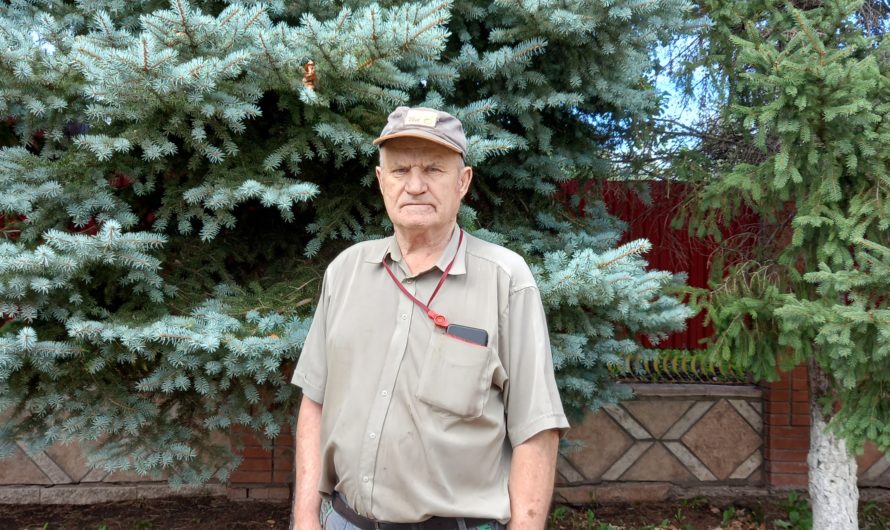 Бугурусланец Александр Оканов вносит лепту в озеленение города