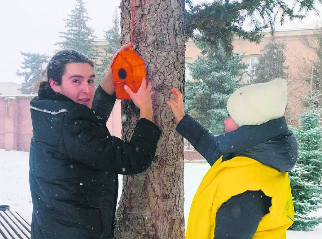 В Бугуруслане появились новые кормушки для птиц | 30.11.2023 | Новости  Бугуруслана - БезФормата