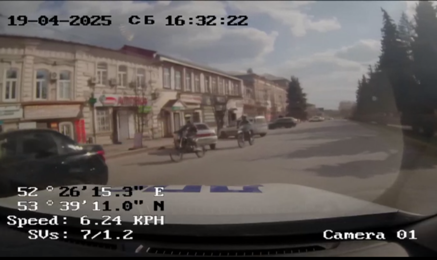 В Бугуруслане подростки на питбайках хотели скрыться от сотрудников полиции