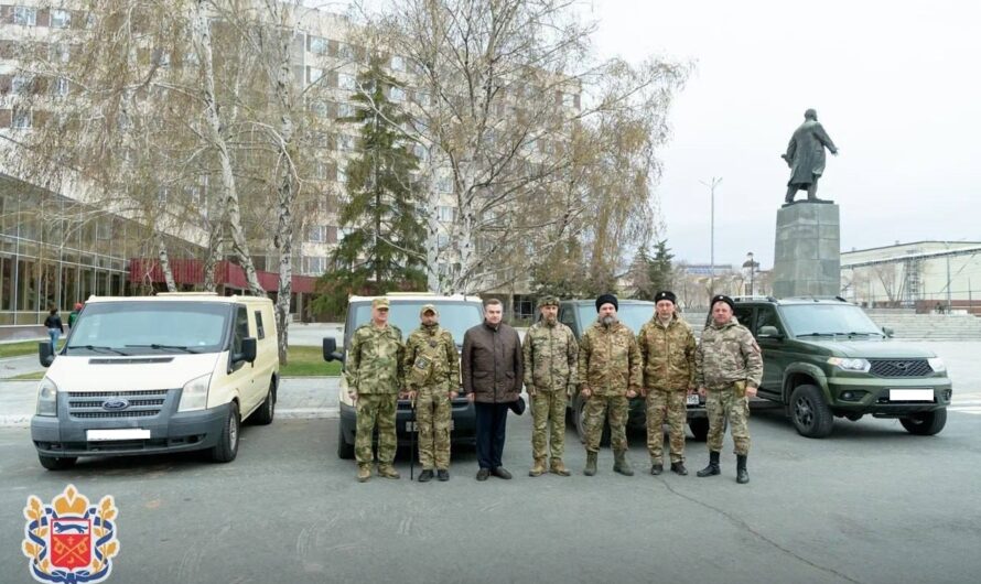 Бойцам Оренбургского батальона БАРС-6 «Форштадт» отправили автомобили в зону СВО