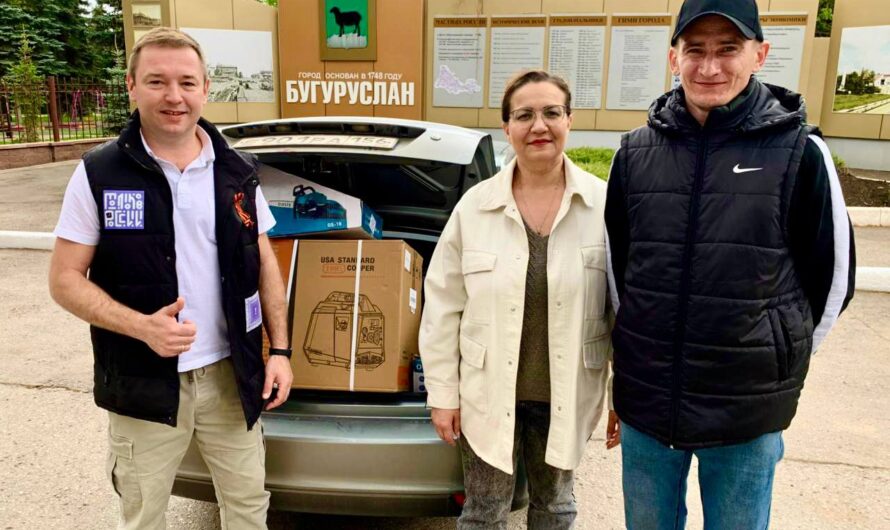 Жители Бугуруслана передали гумпомощь бойцу СВО с позывным «Мордвин»