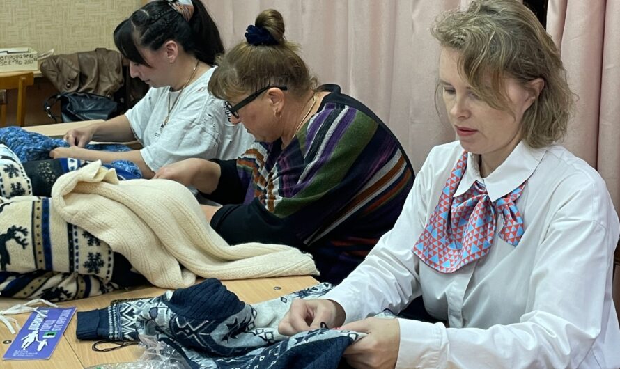 В Бугуруслане учат шить кошачьи и собачьи лежанки