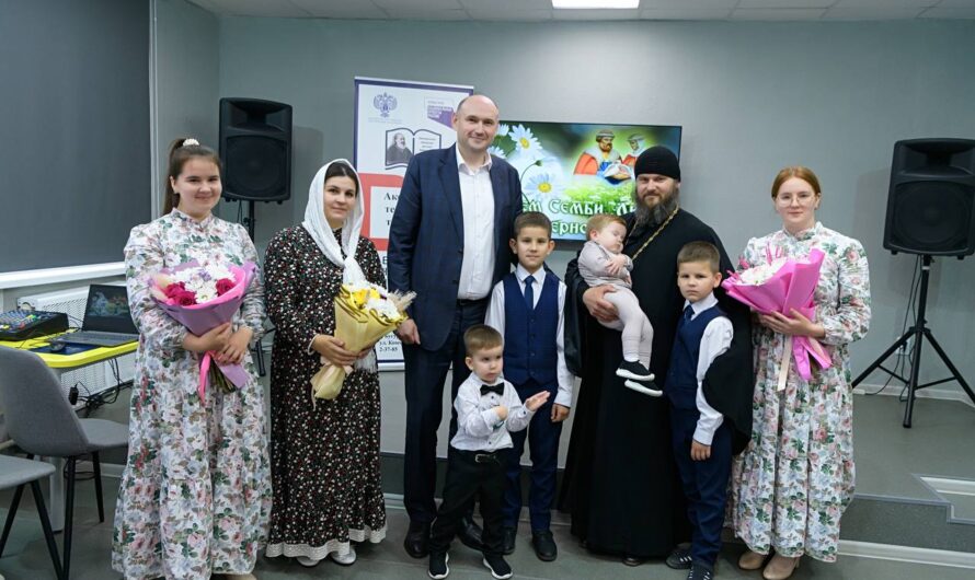 Евгений Солнцев встретился с многодетной семьей Анисимовых из Бугуруслана