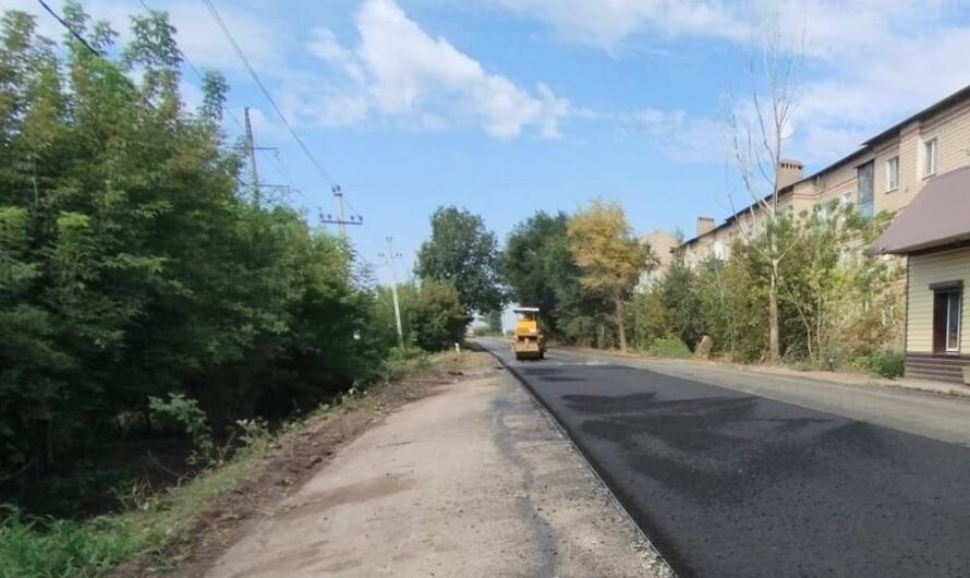 В Бугуруслане ведутся дорожные работы