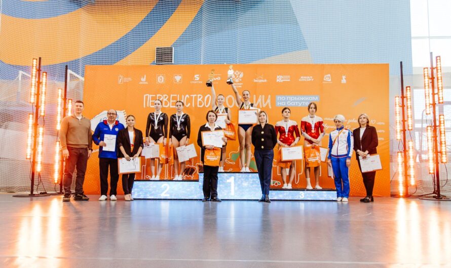 Спортсмены Бугуруслана вошли в число призеров первенства России по прыжкам на батуте