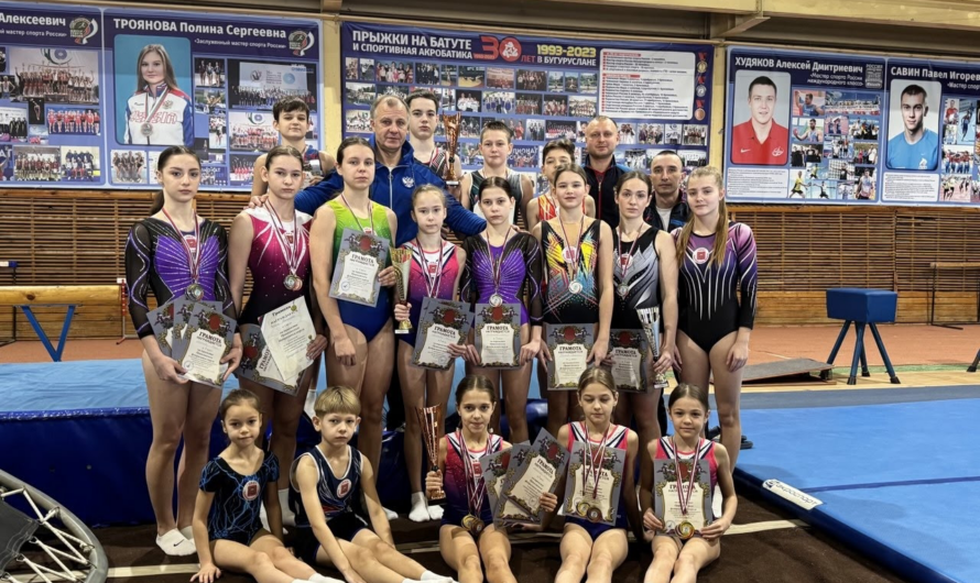 Бугурусланские спортсмены завоевали медали на чемпионате ПФО по прыжкам на батуте