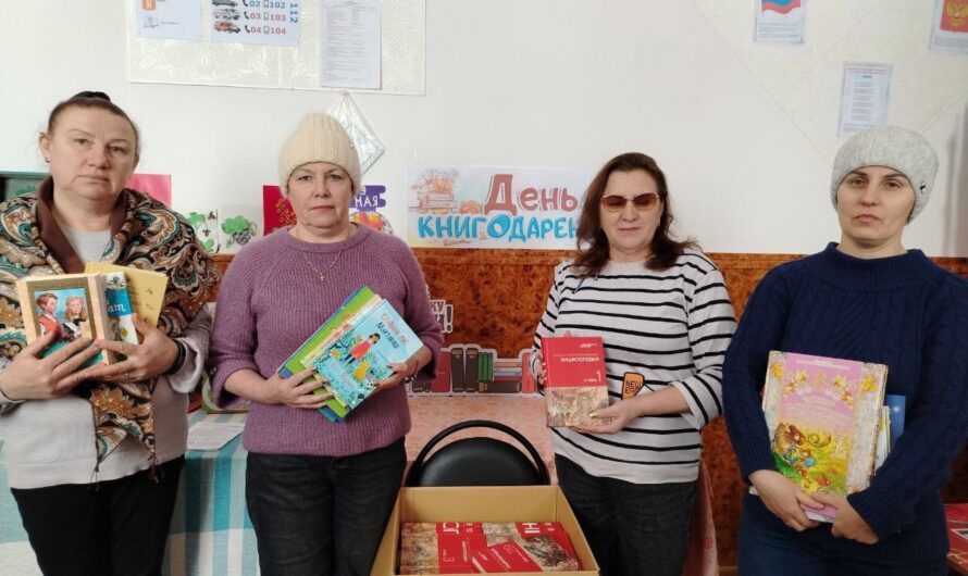 Сельская библиотека в Бугурусланском районе преобразилась благодаря акции «Дарите книги с любовью»
