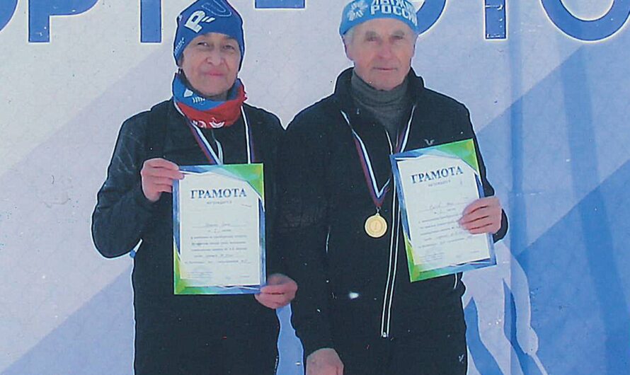 Ветераны спорта из Бугуруслана лидировали на чемпионате области по лыжным гонкам