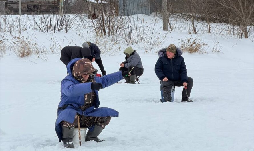 Юбилейный турнир по зимней рыбалке прошел под Бугурусланом