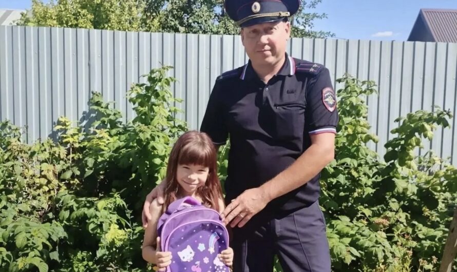 Полицейские из Бугуруслана поддержали семьи в подготовке к новому учебному году