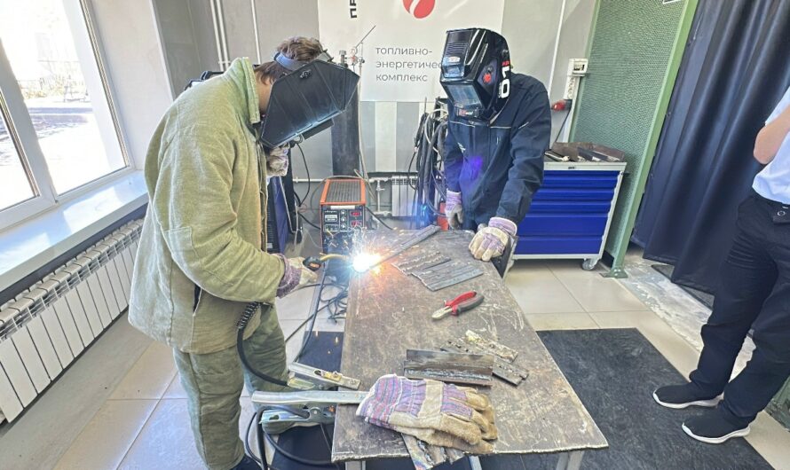 Школьники Бугуруслана познакомились с профессией сварщика
